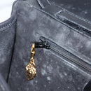 GUCCI Shoulder Bag Leather Black Gold Auth ka2682-22