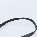 GUCCI Shoulder Bag Leather Black Gold Auth ka2682-8
