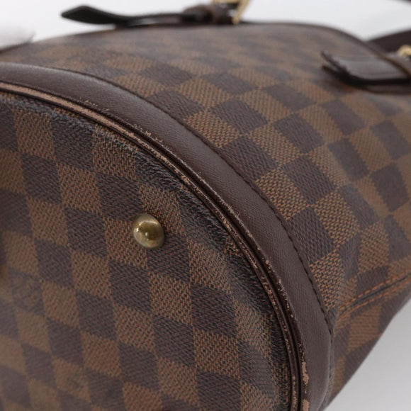 LOUIS VUITTON Damier Ebene Marais Shoulder Bag N42240 LV Auth ka2686