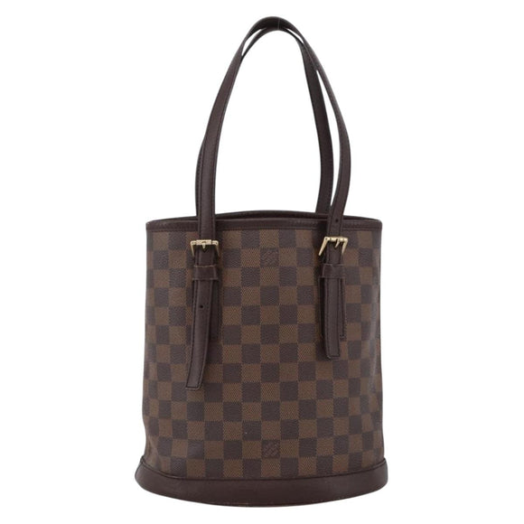 LOUIS VUITTON Damier Ebene Marais Shoulder Bag N42240 LV Auth ka2686