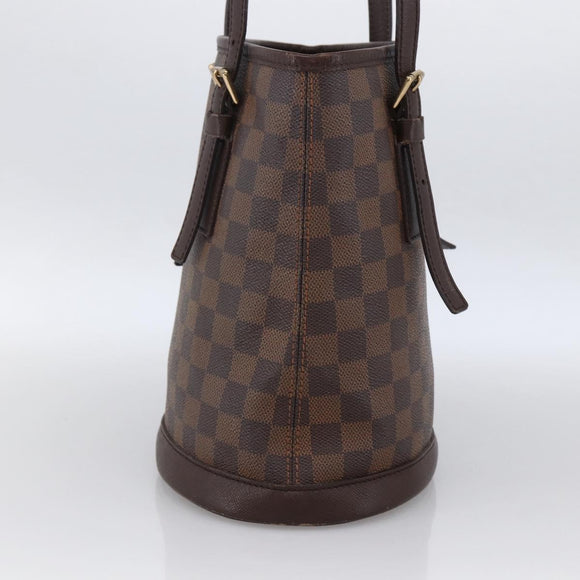 LOUIS VUITTON Damier Ebene Marais Shoulder Bag N42240 LV Auth ka2686