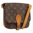 LOUIS VUITTON Monogram Cartouchiere PM Shoulder Bag M51254 LV Auth ka269-1