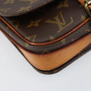 LOUIS VUITTON Monogram Cartouchiere PM Shoulder Bag M51254 LV Auth ka269-15