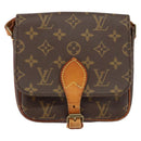 LOUIS VUITTON Monogram Cartouchiere PM Shoulder Bag M51254 LV Auth ka269-13