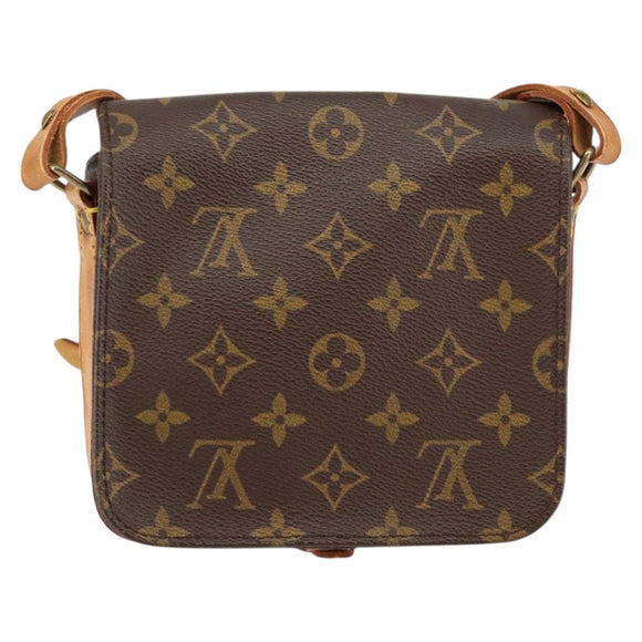 LOUIS VUITTON Monogram Cartouchiere PM Shoulder Bag M51254 LV Auth ka269