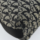 Christian Dior Trotter Canvas Shoulder Bag Navy Silver Auth ka2692-11
