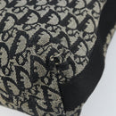 Christian Dior Trotter Canvas Shoulder Bag Navy Silver Auth ka2692-12