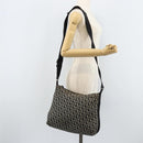 Christian Dior Trotter Canvas Shoulder Bag Navy Silver Auth ka2692-22