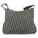 Christian Dior Trotter Canvas Shoulder Bag Navy Silver Auth ka2692-3