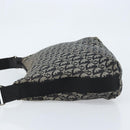 Christian Dior Trotter Canvas Shoulder Bag Navy Silver Auth ka2692-5