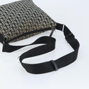 Christian Dior Trotter Canvas Shoulder Bag Navy Silver Auth ka2692-7
