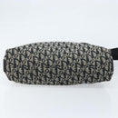 Christian Dior Trotter Canvas Shoulder Bag Navy Silver Auth ka2692-9