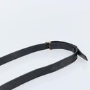 CELINE Shoulder Bag Leather Black Gold Auth ka2696-8