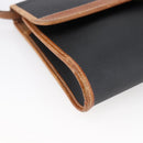 Christian Dior Shoulder Bag Nylon Black Gold Auth ka2697-11