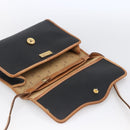 Christian Dior Shoulder Bag Nylon Black Gold Auth ka2697-14