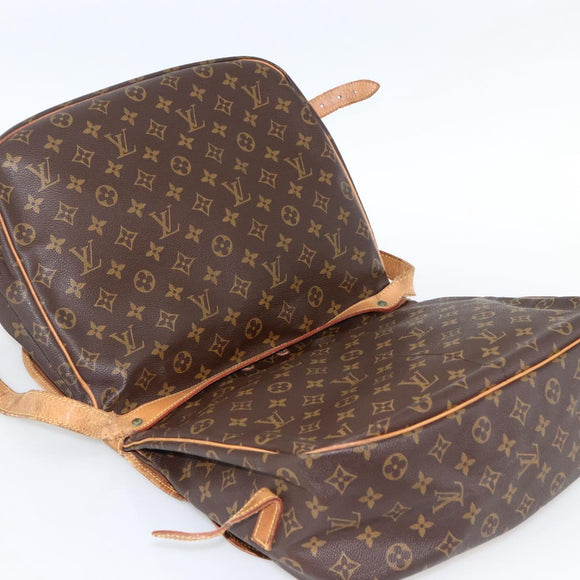 LOUIS VUITTON Monogram Saumur 30 Shoulder Bag M42256 LV Auth ka2700