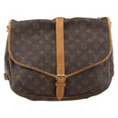 LOUIS VUITTON Monogram Saumur 30 Shoulder Bag M42256 LV Auth ka2700-2