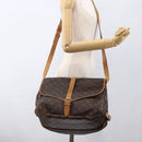 LOUIS VUITTON Monogram Saumur 30 Shoulder Bag M42256 LV Auth ka2700-25