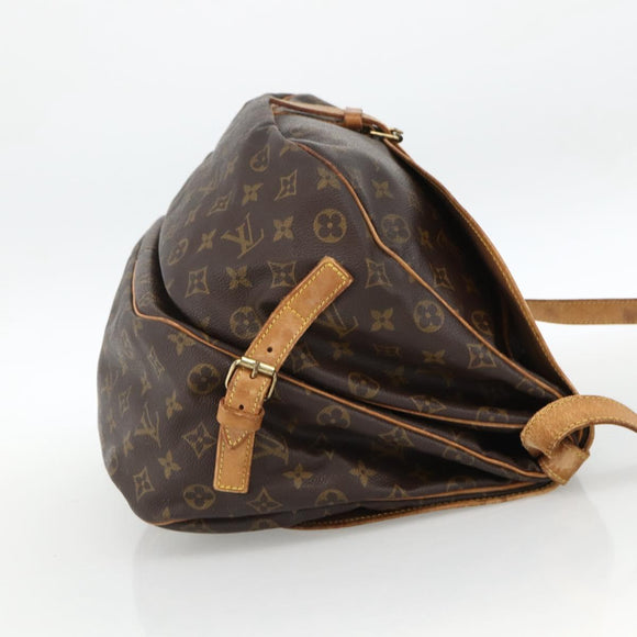 LOUIS VUITTON Monogram Saumur 30 Shoulder Bag M42256 LV Auth ka2700