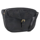 LOUIS VUITTON Epi Jeune Fille MM Shoulder Bag Black M52152 LV Auth ka2702-1