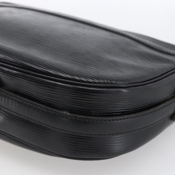 LOUIS VUITTON Epi Jeune Fille MM Shoulder Bag Black M52152 LV Auth ka2702