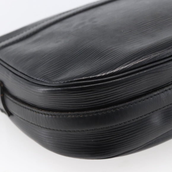 LOUIS VUITTON Epi Jeune Fille MM Shoulder Bag Black M52152 LV Auth ka2702