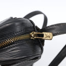 LOUIS VUITTON Epi Jeune Fille MM Shoulder Bag Black M52152 LV Auth ka2702-9