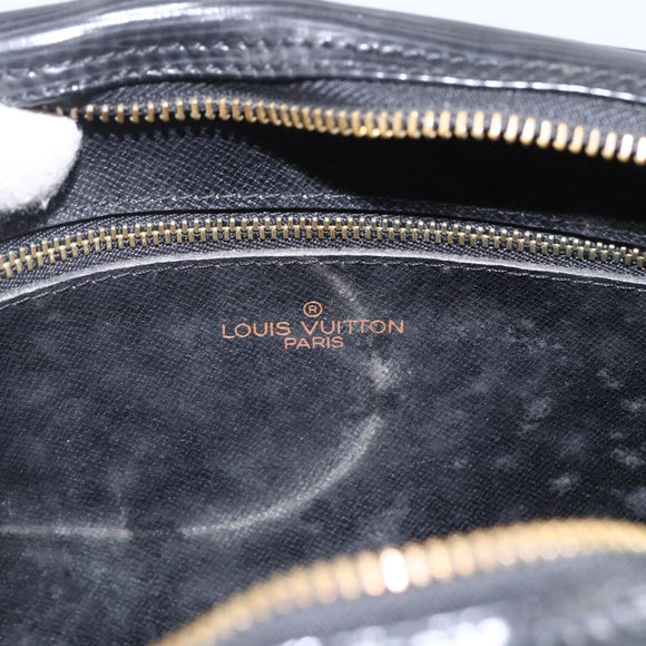 LOUIS VUITTON Epi Jeune Fille MM Shoulder Bag Black M52152 LV Auth ka2702
