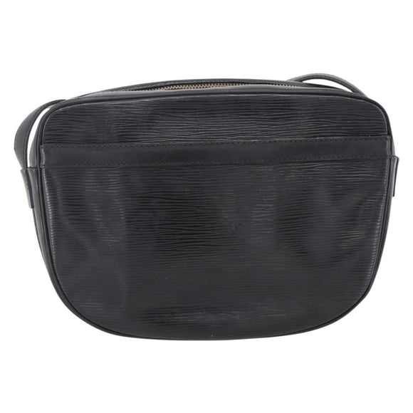 LOUIS VUITTON Epi Jeune Fille MM Shoulder Bag Black M52152 LV Auth ka2702