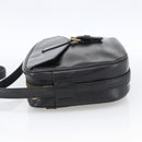 LOUIS VUITTON Epi Jeune Fille MM Shoulder Bag Black M52152 LV Auth ka2702-3