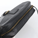 LOUIS VUITTON Epi Jeune Fille MM Shoulder Bag Black M52152 LV Auth ka2702-6