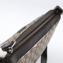 GUCCI GG Supreme Shoulder Bag PVC Beige Silver 148476 Auth ka2706-6