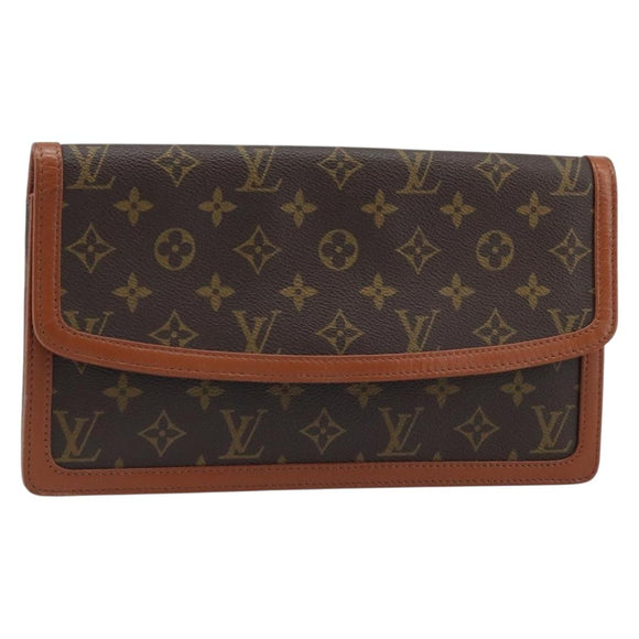 LOUIS VUITTON Monogram Pochette Dam GM Clutch Bag M51810 LV Auth ka2713