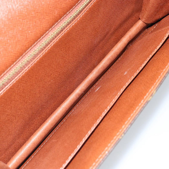 LOUIS VUITTON Monogram Pochette Dam GM Clutch Bag M51810 LV Auth ka2713