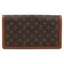 LOUIS VUITTON Monogram Pochette Dam GM Clutch Bag M51810 LV Auth ka2713-2