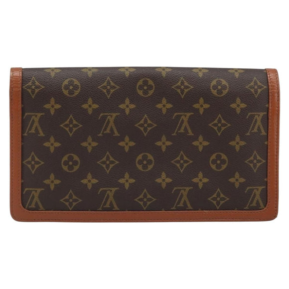 LOUIS VUITTON Monogram Pochette Dam GM Clutch Bag M51810 LV Auth ka2713