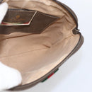 GUCCI GG Supreme Web Sherry Line Bag PVC Beige Gold 904 02 047 Auth ka2714-18