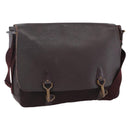 LOUIS VUITTON Taiga Delsous Shoulder Bag Acajou M30166 LV Auth ka2721-1