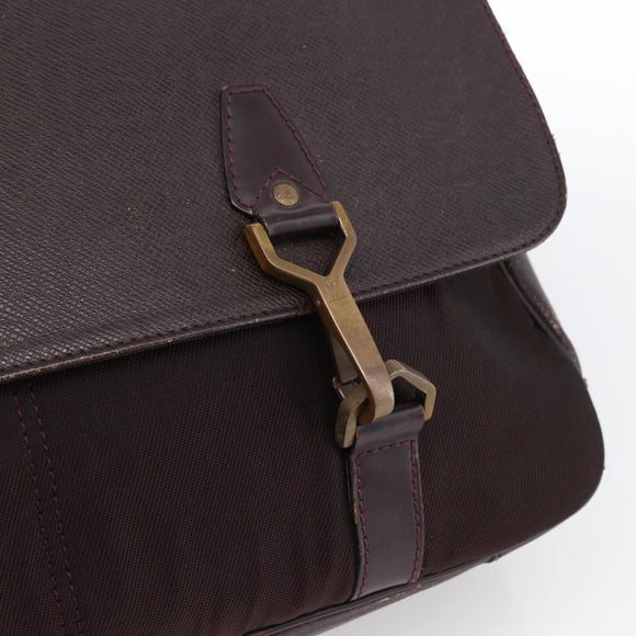 LOUIS VUITTON Taiga Delsous Shoulder Bag Acajou M30166 LV Auth ka2721
