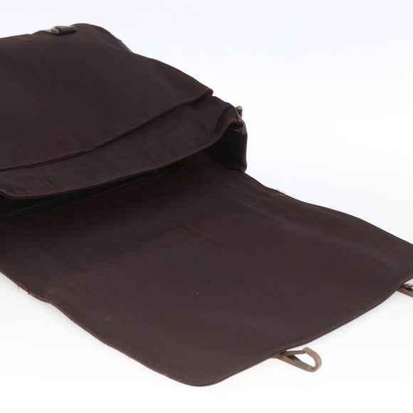 LOUIS VUITTON Taiga Delsous Shoulder Bag Acajou M30166 LV Auth ka2721
