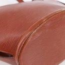 LOUIS VUITTON Epi Saint Jacques Shopping Bag Brown M52263 LV Auth ka2723-14