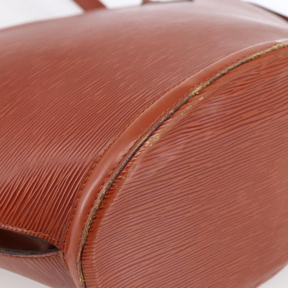 LOUIS VUITTON Epi Saint Jacques Shopping Bag Brown M52263 LV Auth ka2723