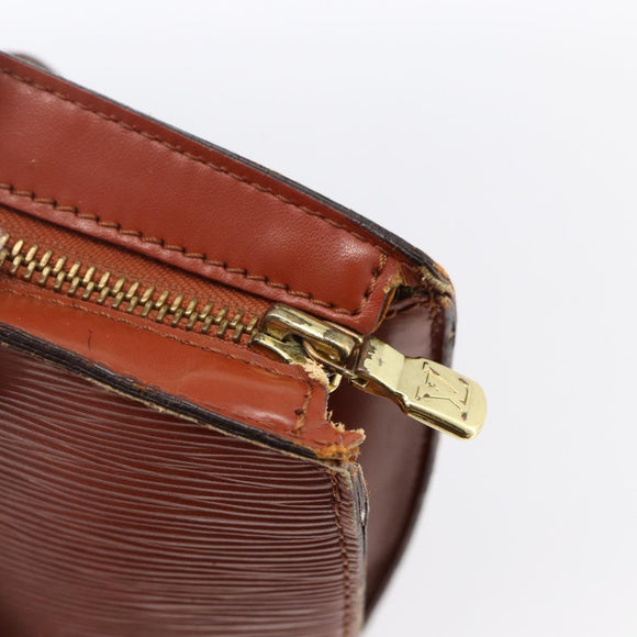 LOUIS VUITTON Epi Saint Jacques Shopping Bag Brown M52263 LV Auth ka2723