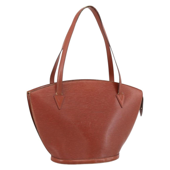 LOUIS VUITTON Epi Saint Jacques Shopping Bag Brown M52263 LV Auth ka2723