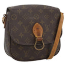 LOUIS VUITTON Monogram Saint Cloud MM Shoulder Bag M51243 LV Auth ka2725-1