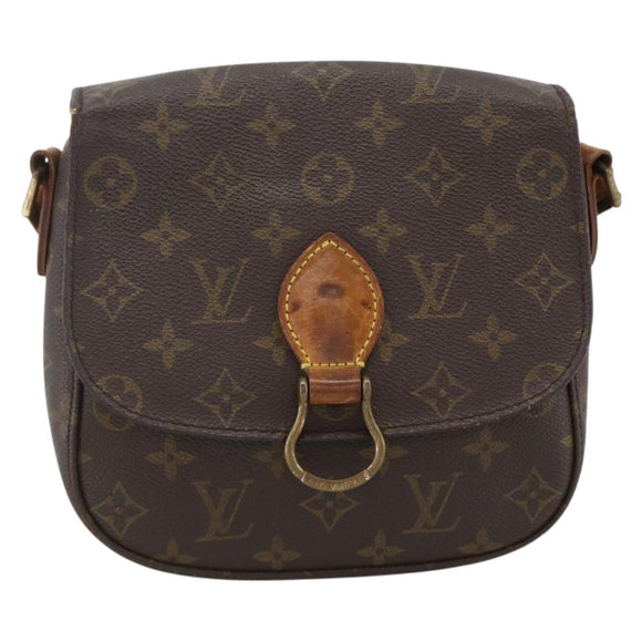LOUIS VUITTON Monogram Saint Cloud MM Shoulder Bag M51243 LV Auth ka2725