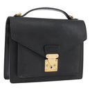 LOUIS VUITTON Epi Monceau 28 Hand Bag Black M52122 LV Auth ka2727-1