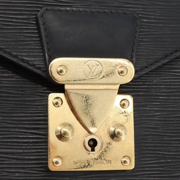 LOUIS VUITTON Epi Monceau 28 Hand Bag Black M52122 LV Auth ka2727