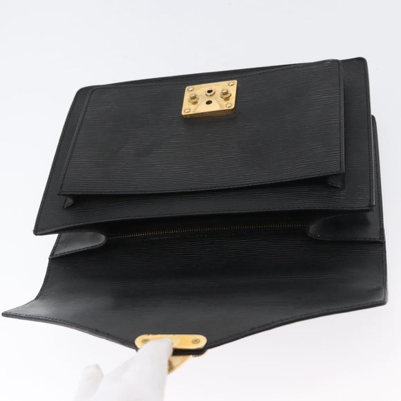 LOUIS VUITTON Epi Monceau 28 Hand Bag Black M52122 LV Auth ka2727