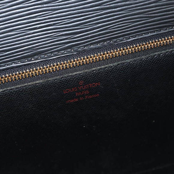 LOUIS VUITTON Epi Monceau 28 Hand Bag Black M52122 LV Auth ka2727
